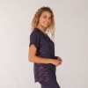 BLUSA CASACA SANITARIA MUJER DETALLES ESTAMPADOS - Imagen 2