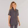 BLUSA CASACA SANITARIA MUJER CONTRASTE VIVOS MICROFIBRA - Imagen 7