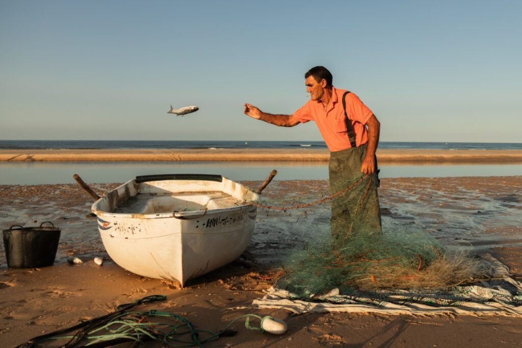 ropa de trabajo de pescador